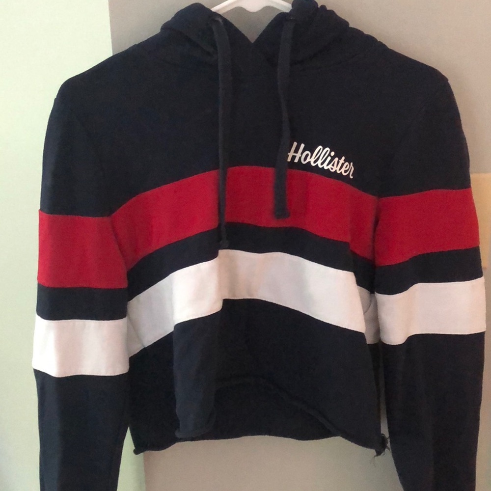 Hollister cropped sweatshirt